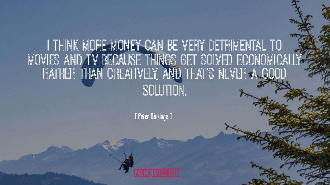 Solution quotes by Peter Dinklage