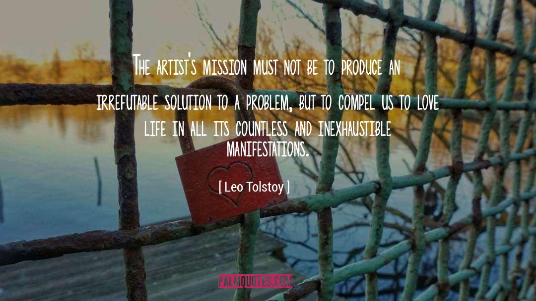 Solution To A Problem quotes by Leo Tolstoy