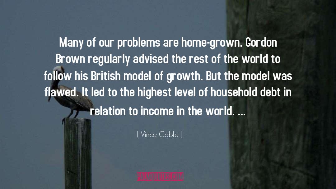 Solution To Problems quotes by Vince Cable