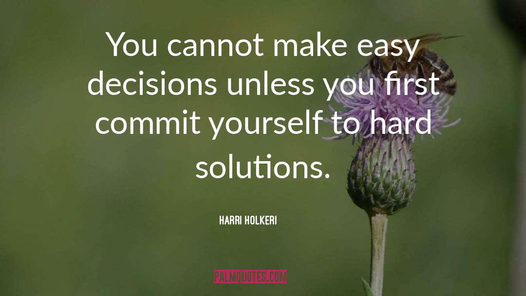 Solutions quotes by Harri Holkeri