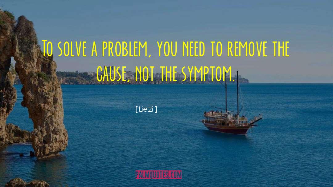 Solve A Problem quotes by Liezi