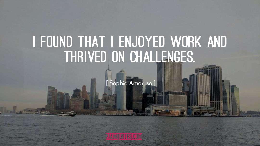 Solve Challenges quotes by Sophia Amoruso