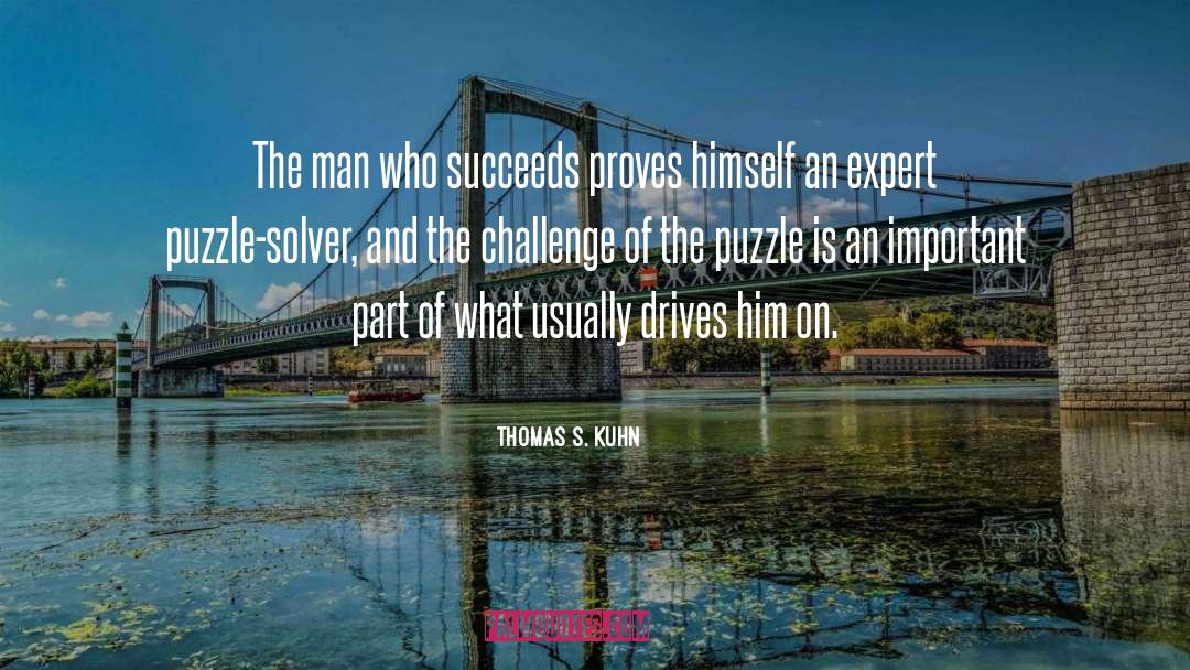 Solver quotes by Thomas S. Kuhn