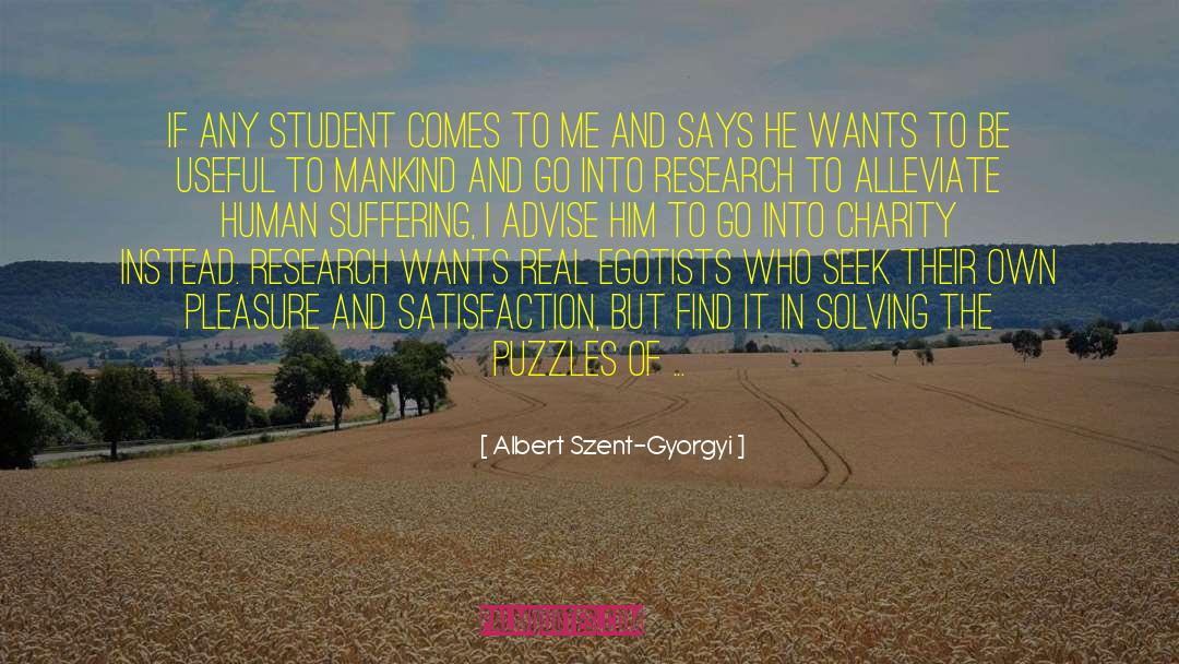 Solving Human Dilemmas quotes by Albert Szent-Gyorgyi