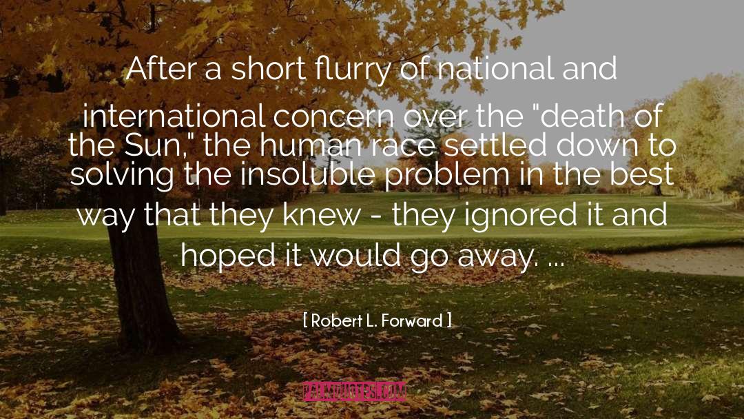 Solving Human Dilemmas quotes by Robert L. Forward