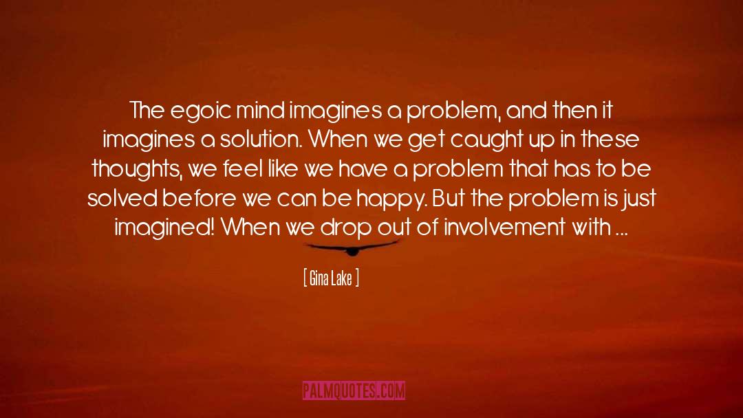 Solving Problems quotes by Gina Lake