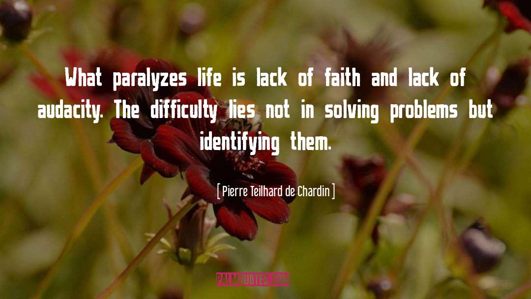 Solving Problems quotes by Pierre Teilhard De Chardin