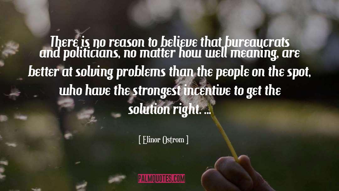 Solving Problems quotes by Elinor Ostrom