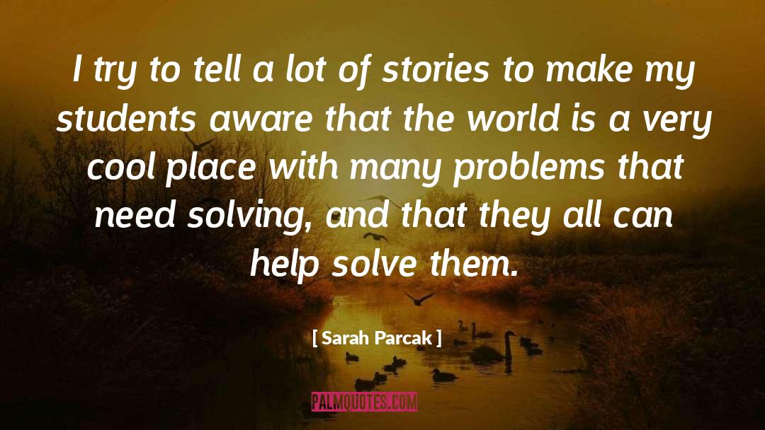 Solving quotes by Sarah Parcak
