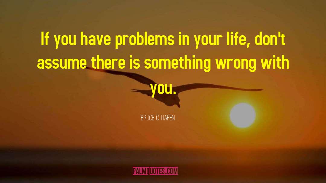 Solving Your Problems quotes by Bruce C. Hafen