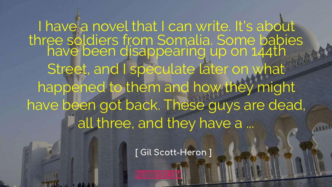 Somalia quotes by Gil Scott-Heron