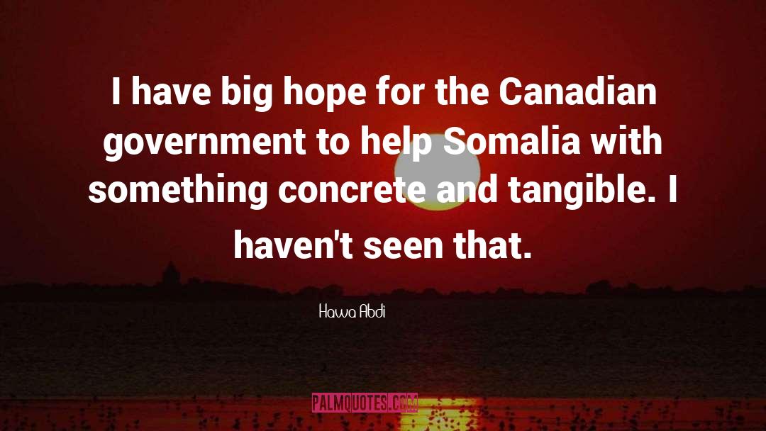 Somalia quotes by Hawa Abdi