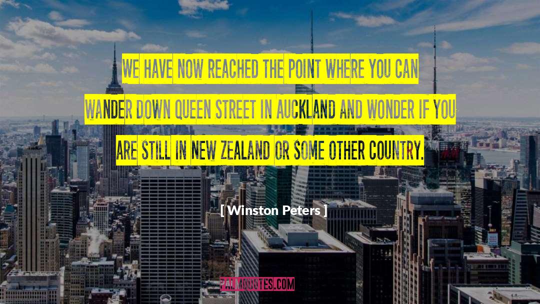 Some Other quotes by Winston Peters