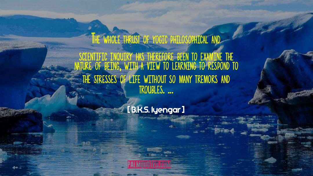 Some Philosophical quotes by B.K.S. Iyengar