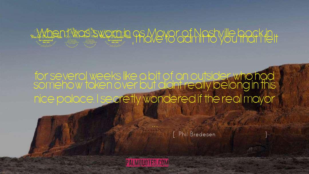 Some Really Nice quotes by Phil Bredesen
