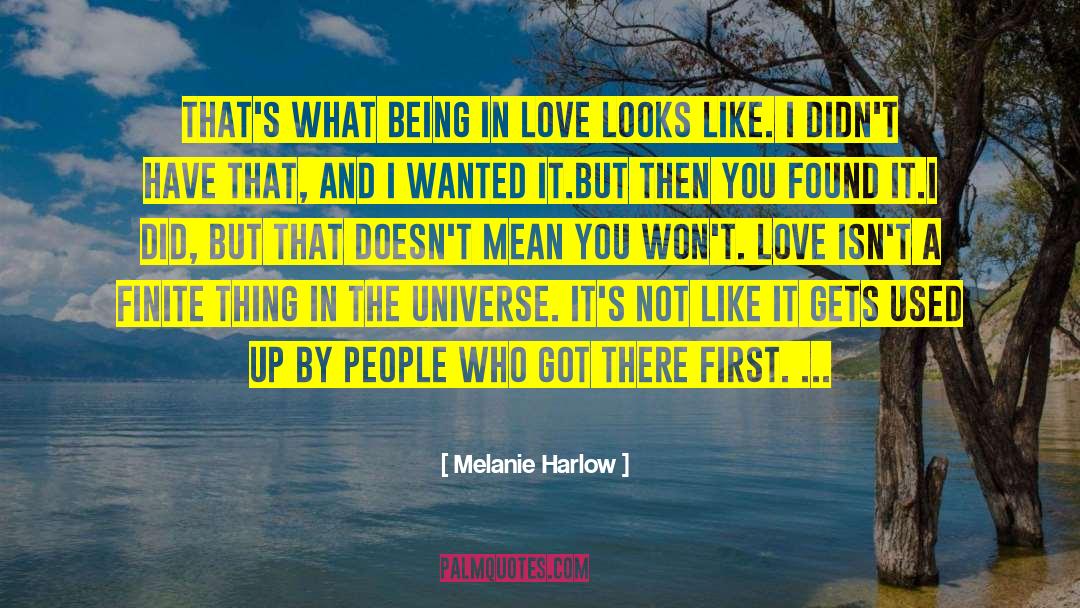 Some Sort Of Love quotes by Melanie Harlow