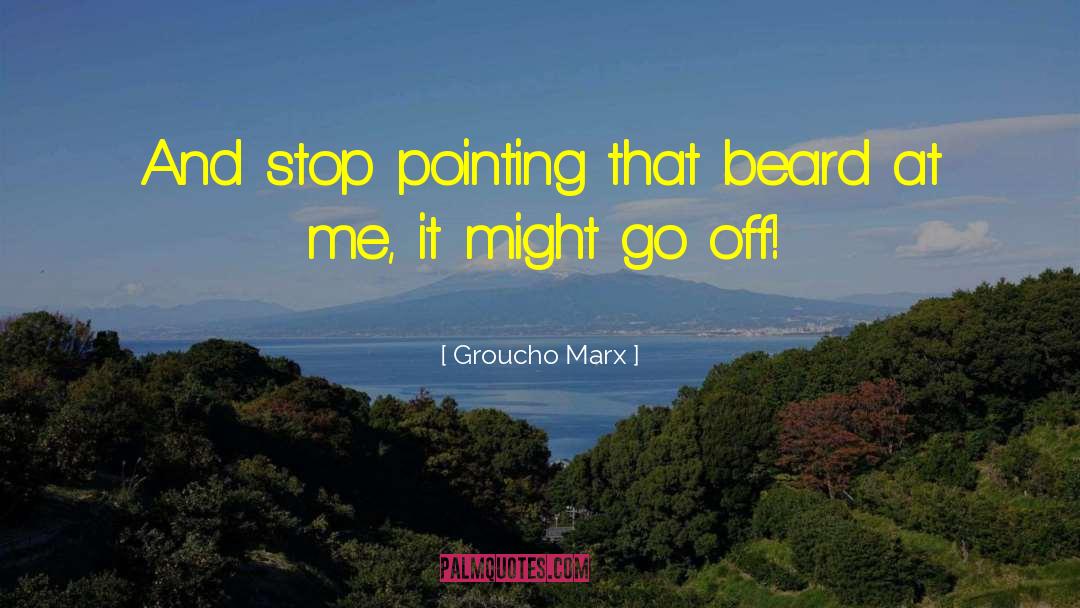 Someone Stop Me quotes by Groucho Marx