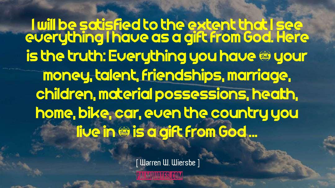 Somer Give God quotes by Warren W. Wiersbe