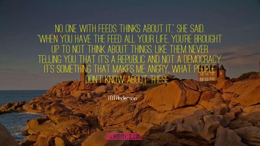 Something About The Beach quotes by M T Anderson