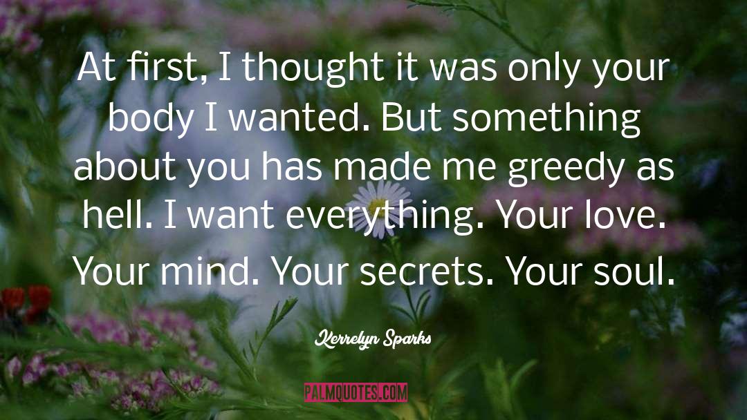 Something About You quotes by Kerrelyn Sparks