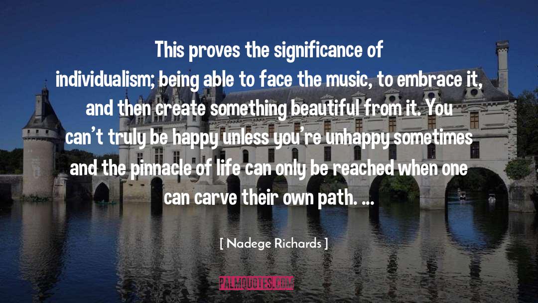 Something Beautiful quotes by Nadege Richards