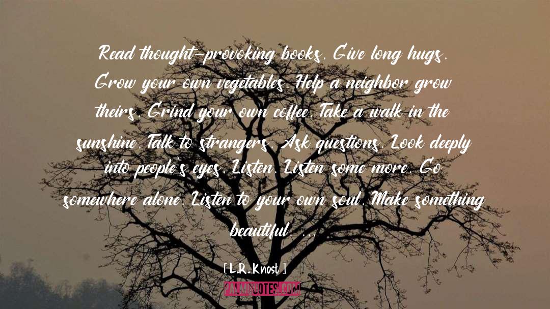 Something Beautiful quotes by L.R. Knost