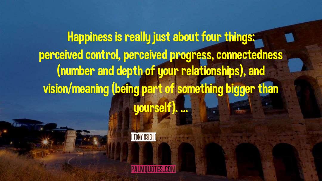 Something Bigger Than Yourself quotes by Tony Hsieh
