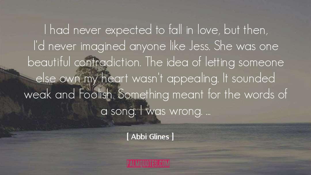 Something Borrowed quotes by Abbi Glines