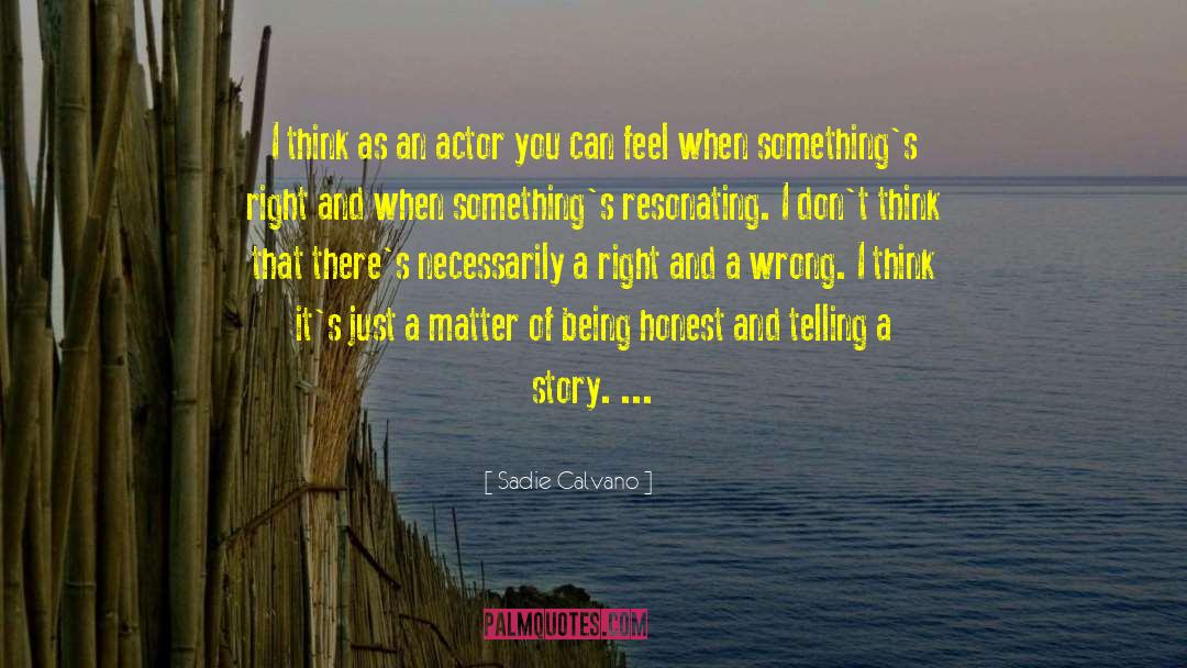 Something Feels Right quotes by Sadie Calvano