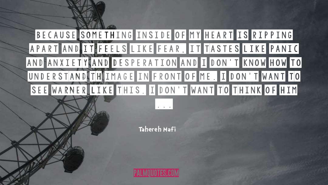 Something Feels Right quotes by Tahereh Mafi