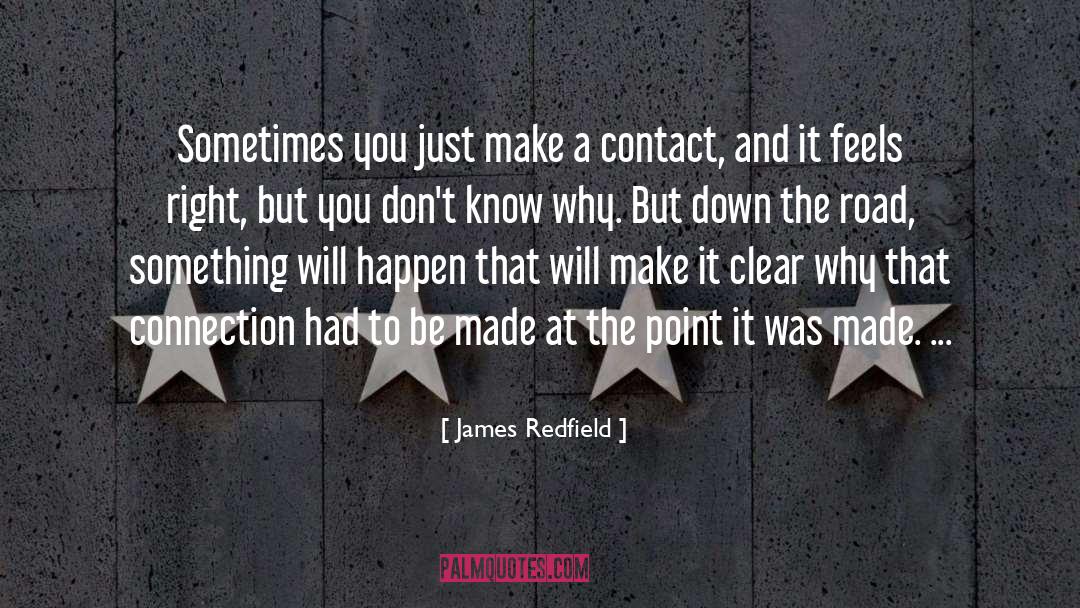Something Feels Right quotes by James Redfield
