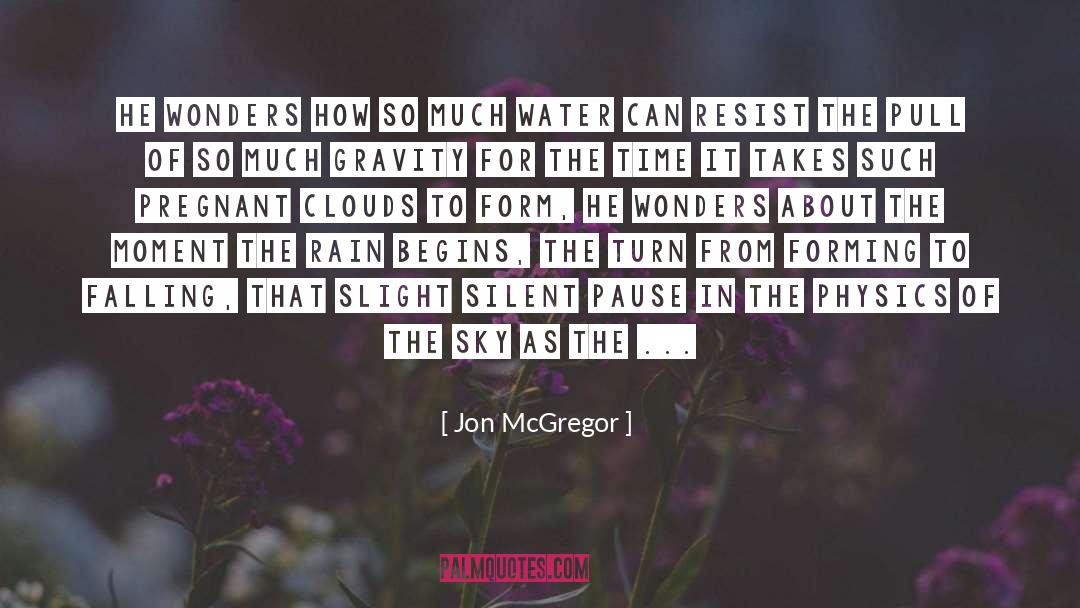 Something In The Water quotes by Jon McGregor