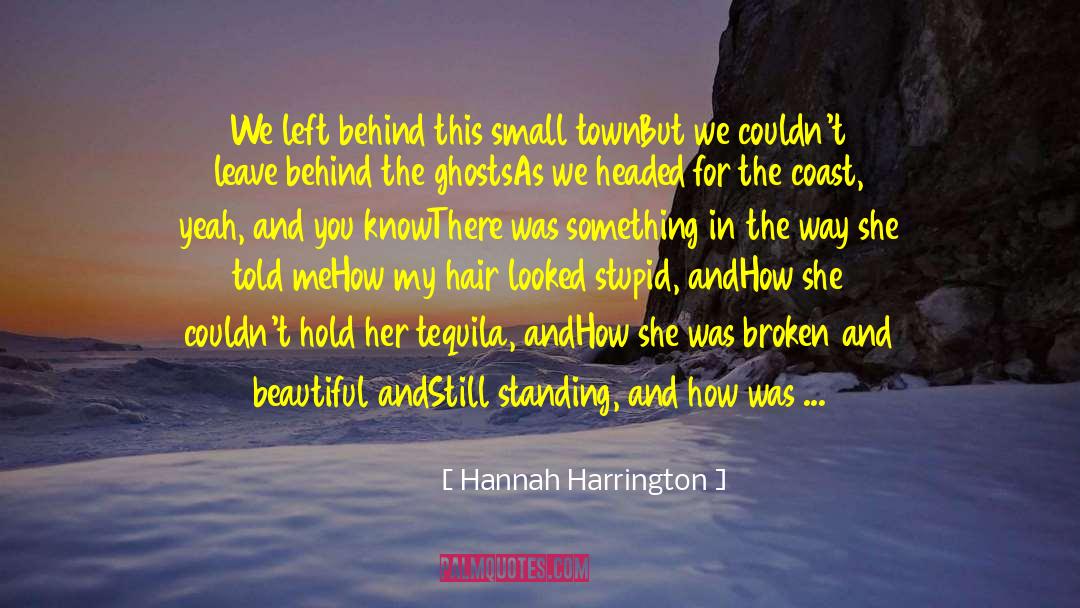 Something In The Way quotes by Hannah Harrington