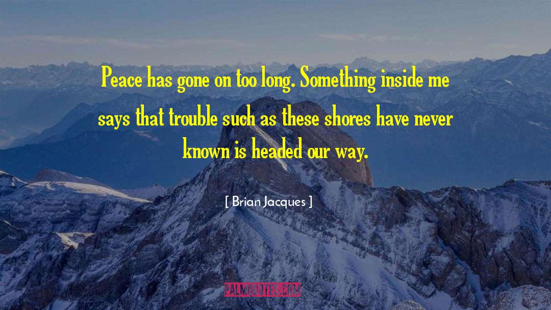 Something Inside Me quotes by Brian Jacques