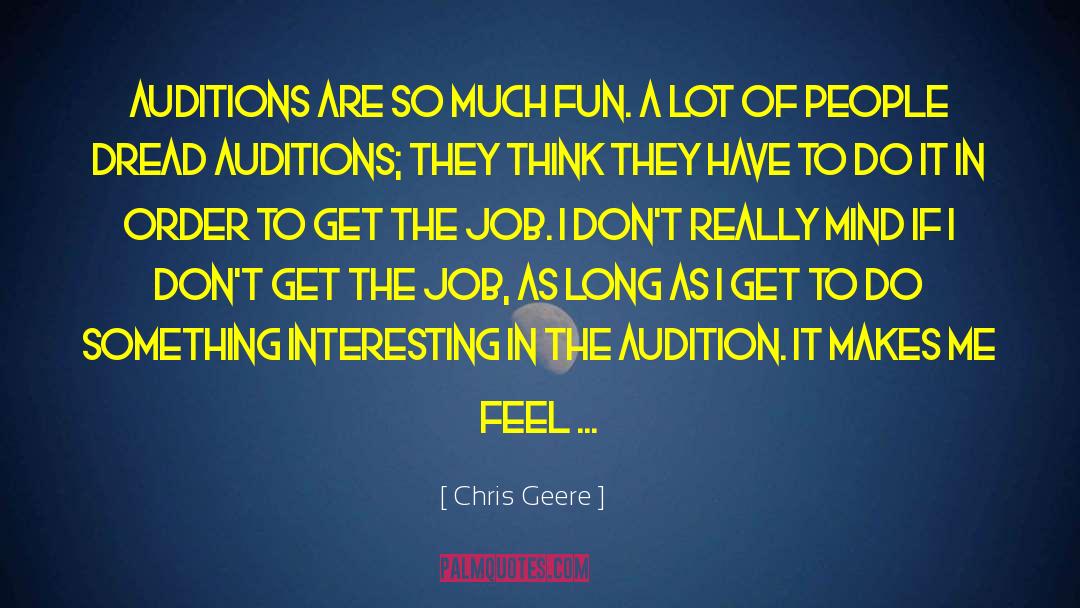Something Interesting quotes by Chris Geere