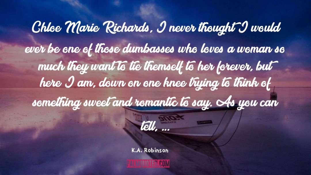 Something Sweet quotes by K.A. Robinson