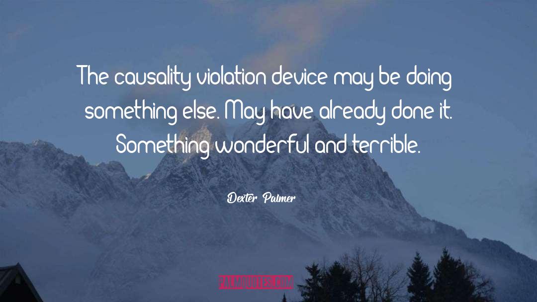 Something Wonderful quotes by Dexter Palmer