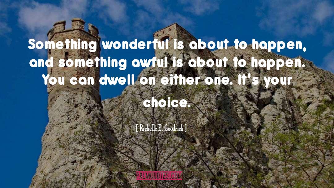 Something Wonderful quotes by Richelle E. Goodrich