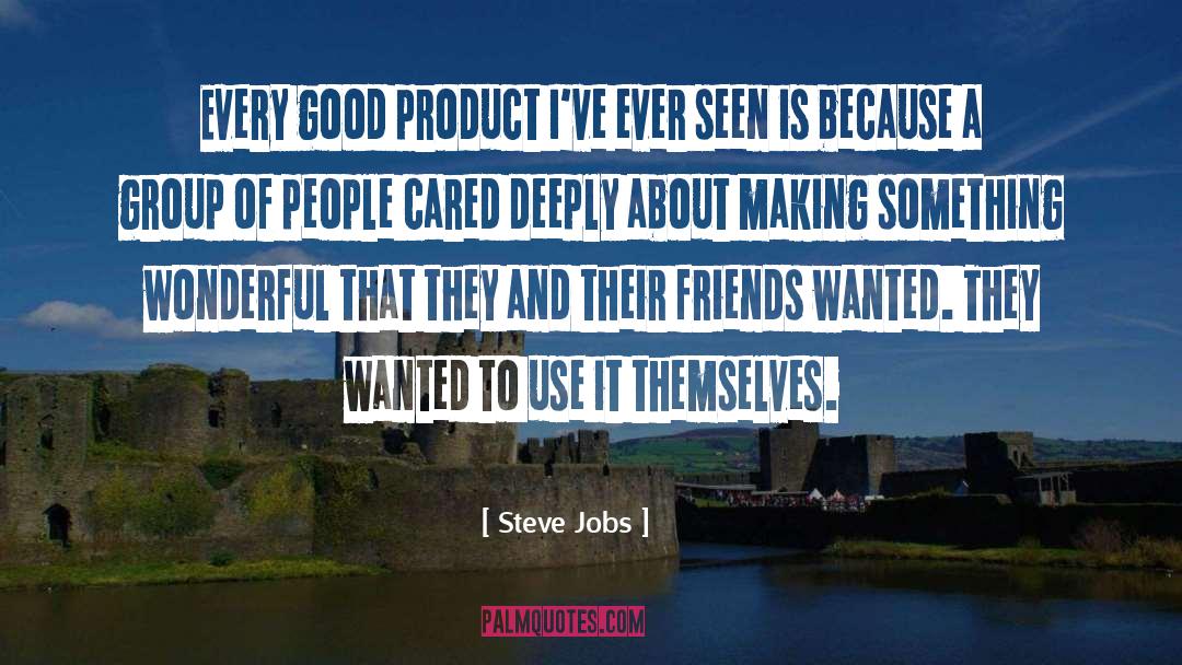Something Wonderful quotes by Steve Jobs