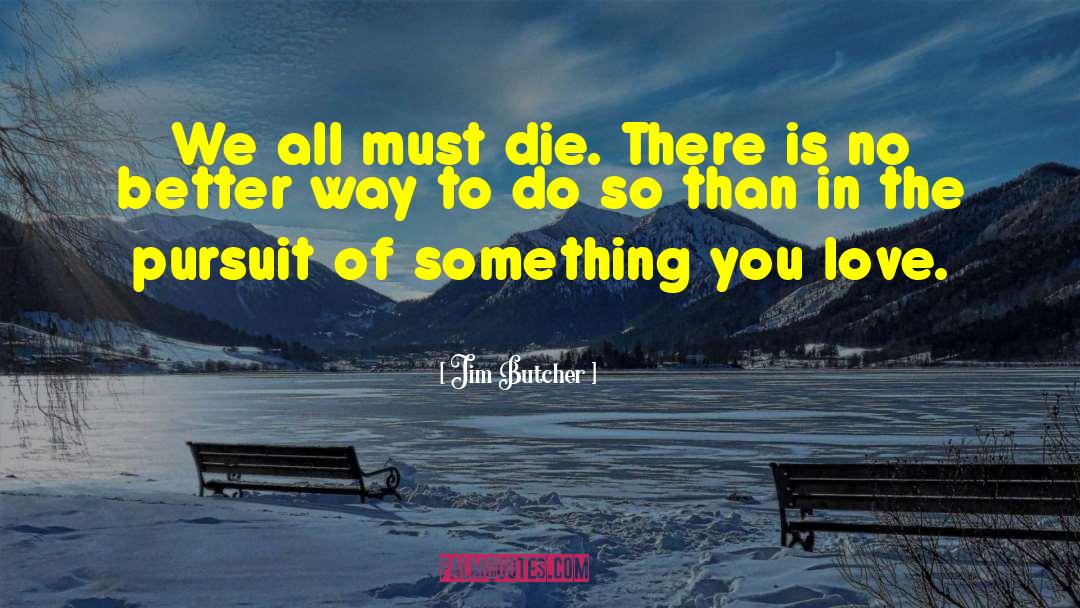 Something You Love quotes by Jim Butcher