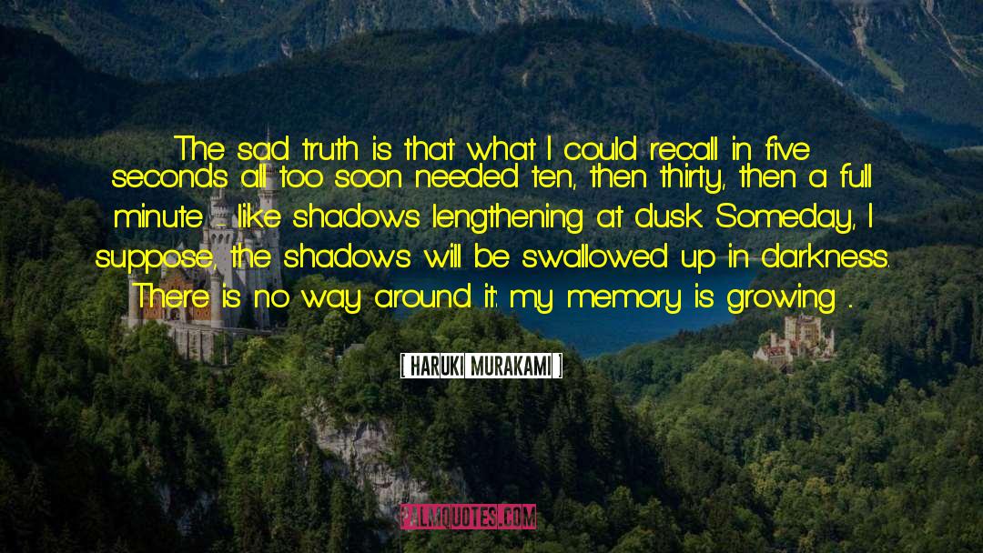 Sometime Truth Hurts quotes by Haruki Murakami