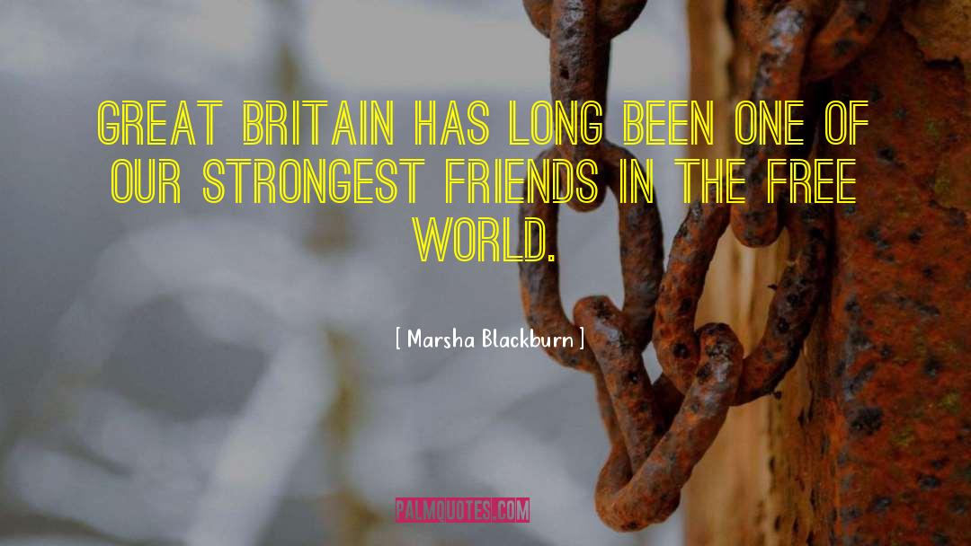 Sometimes Friends quotes by Marsha Blackburn