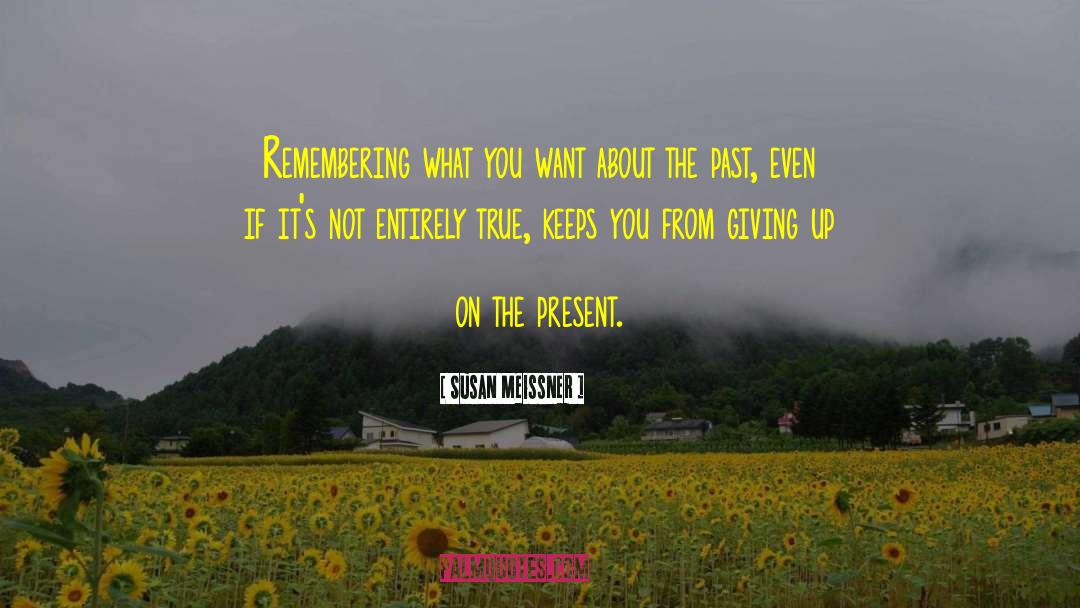 Sometimes Giving Up quotes by Susan Meissner