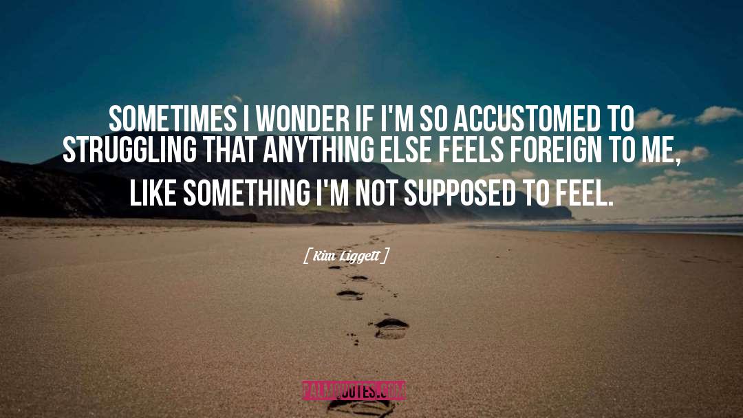 Sometimes I Wonder quotes by Kim Liggett