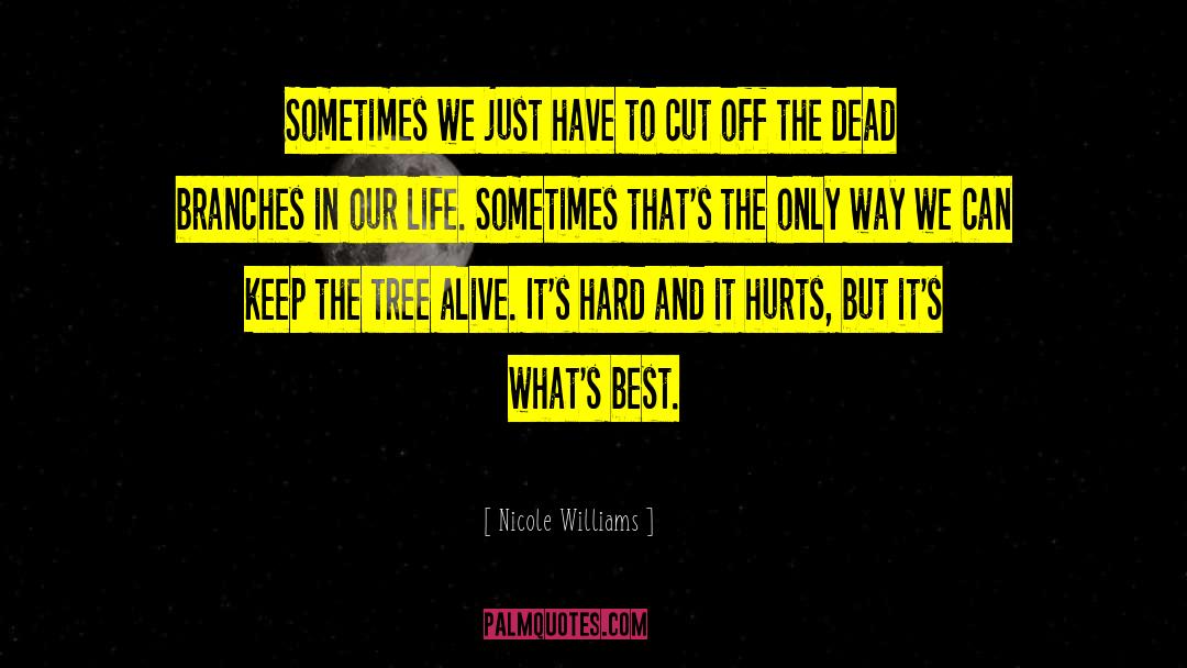 Sometimes It Hurts quotes by Nicole Williams