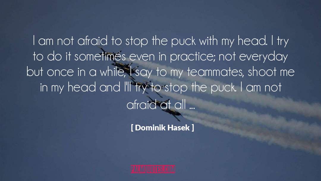 Sometimes Not quotes by Dominik Hasek