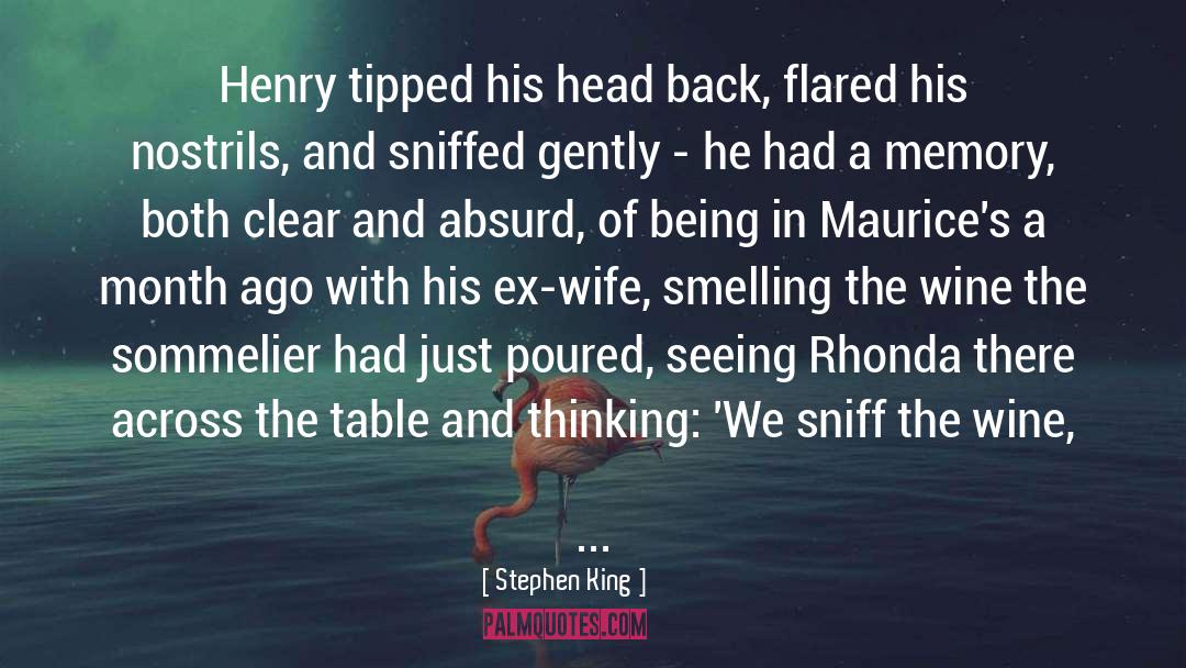 Sommelier quotes by Stephen King