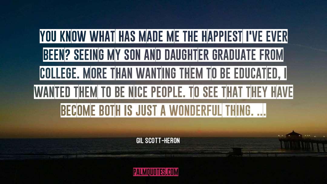 Son And Daughter quotes by Gil Scott-Heron