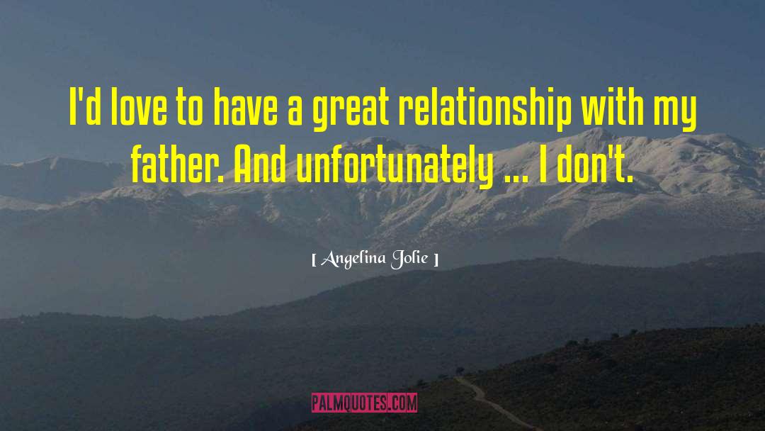 Son Father Relationship quotes by Angelina Jolie