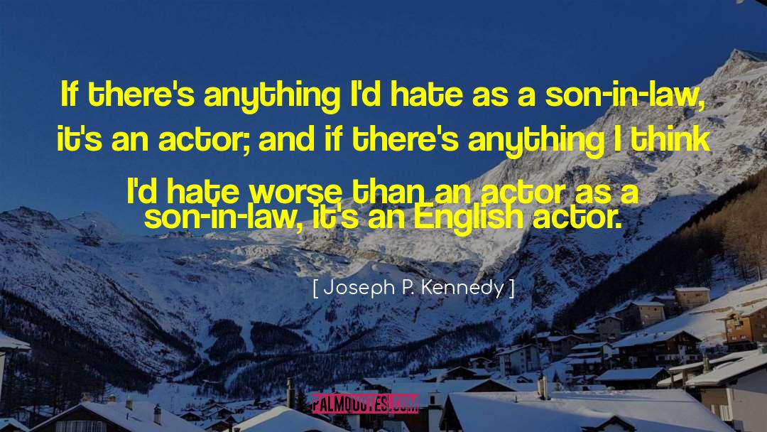 Son In Law quotes by Joseph P. Kennedy